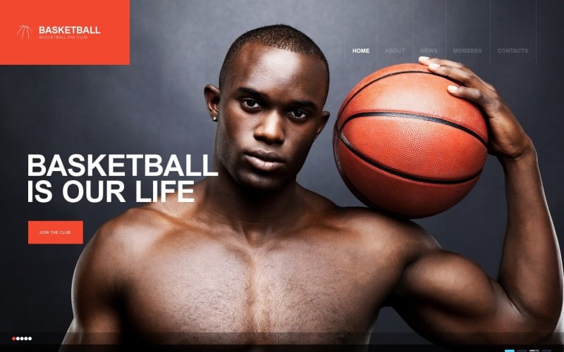 Бесплатная тема WordPress о баскетболе