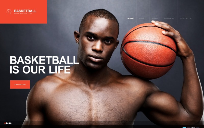 Безкоштовна тема WordPress для баскетболу
