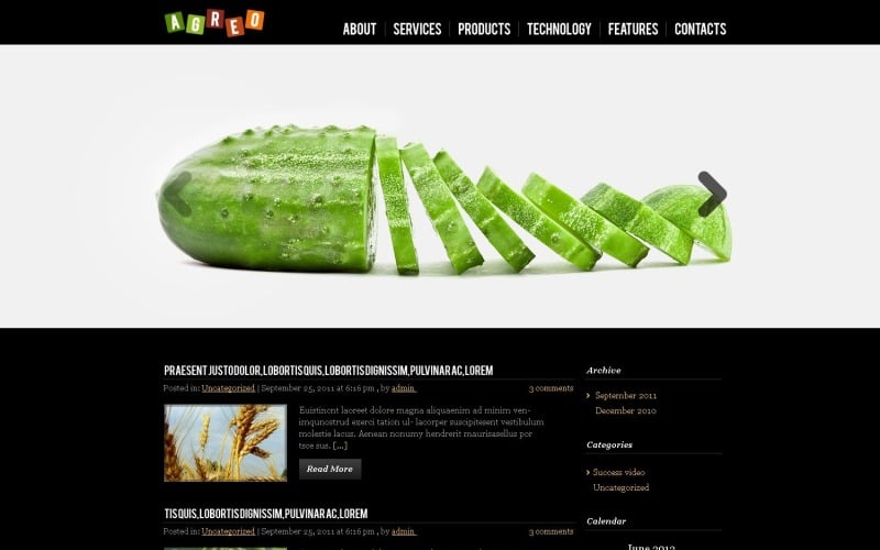 Free WordPress Agriculture Theme for Online Business