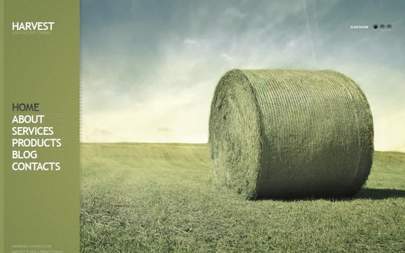 Free WordPress Design for Agriculture Business