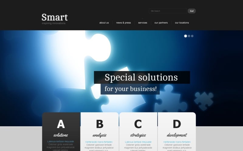 Free WordPress Responsive Template for Business & Services