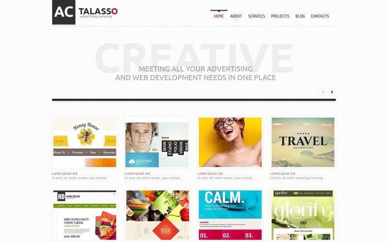 Gratis advertentiebedrijf WordPress-thema