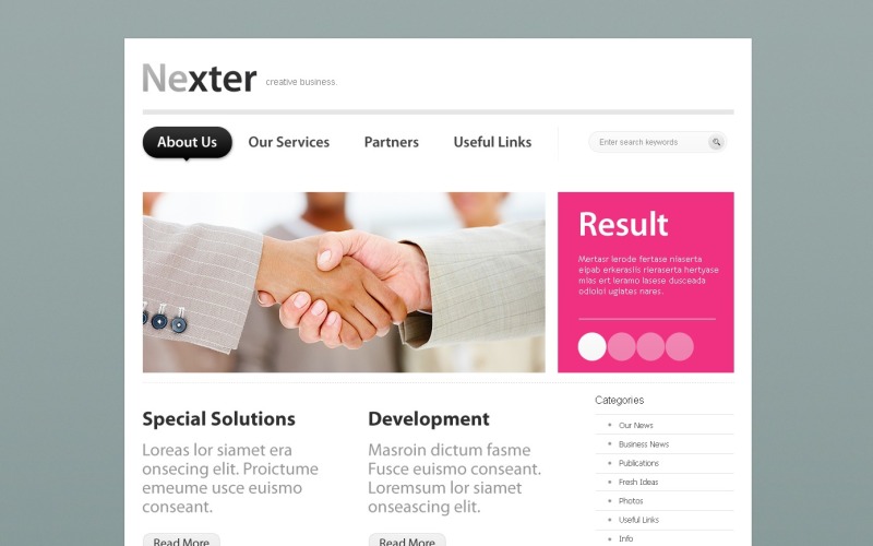 Gratis WordPress-promotiesjabloon voor bedrijven en services