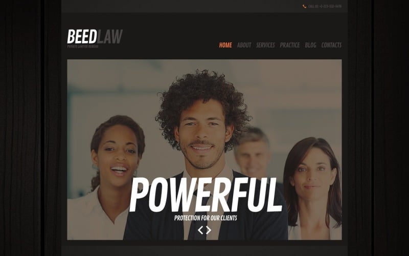 Ingyenes fekete ügyvéd WordPress téma