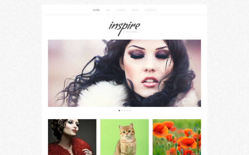 Tema WordPress reattivo per portfolio di artisti gratuiti