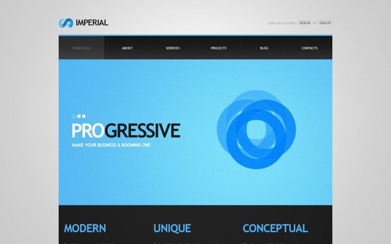 Tema WordPress responsivo para agência de publicidade gratuita