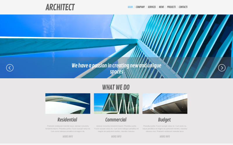 Thème WordPress gratuit pour les entreprises d'architecture