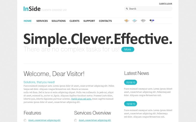 Diseño gratuito de WordPress para páginas comerciales y de servicios