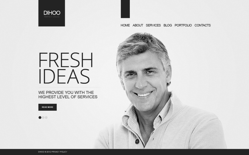 Free of Charge WordPress Bootstrap Business & Services Theme