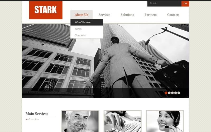 Free WordPress Template for Business & Services Firms