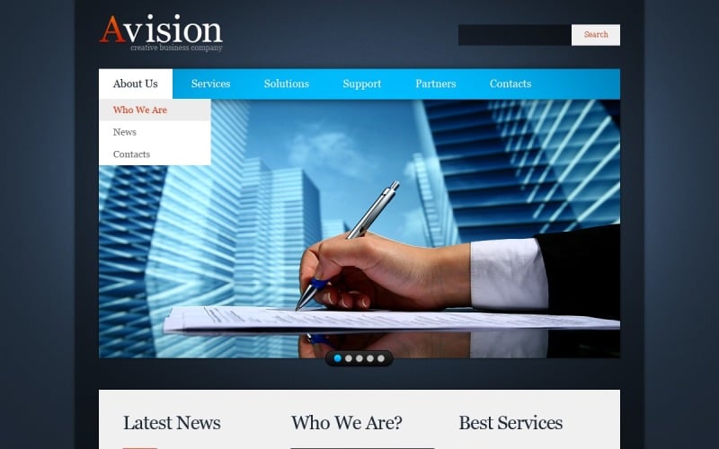Free WordPress Theme for Business & Services Organizations