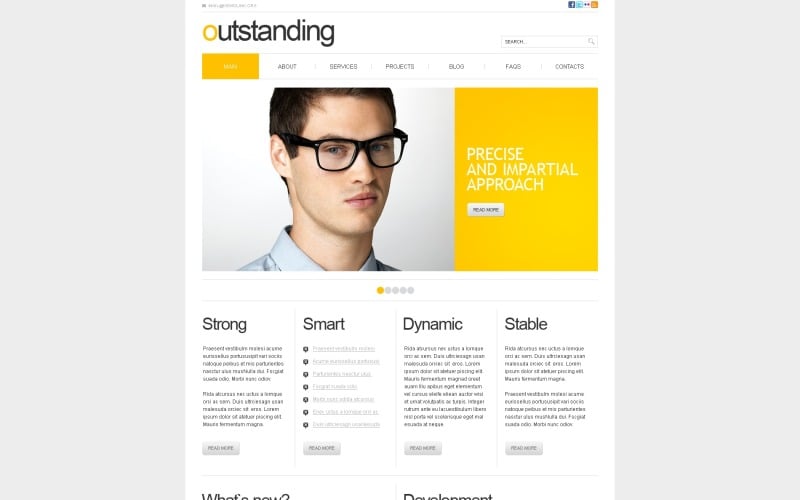 Gratis WordPress Business & Services Bootstrap -tema