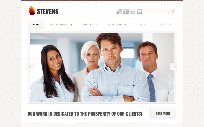 Kostenlose Business & Services WordPress-Vorlage für die Werbung