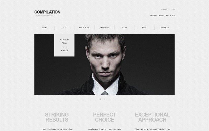 Kostenloses WordPress-Design für Unternehmen und Dienstleistungen