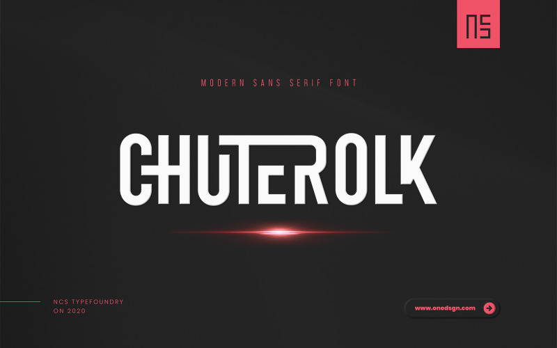 Chuterolk 连字显示字体