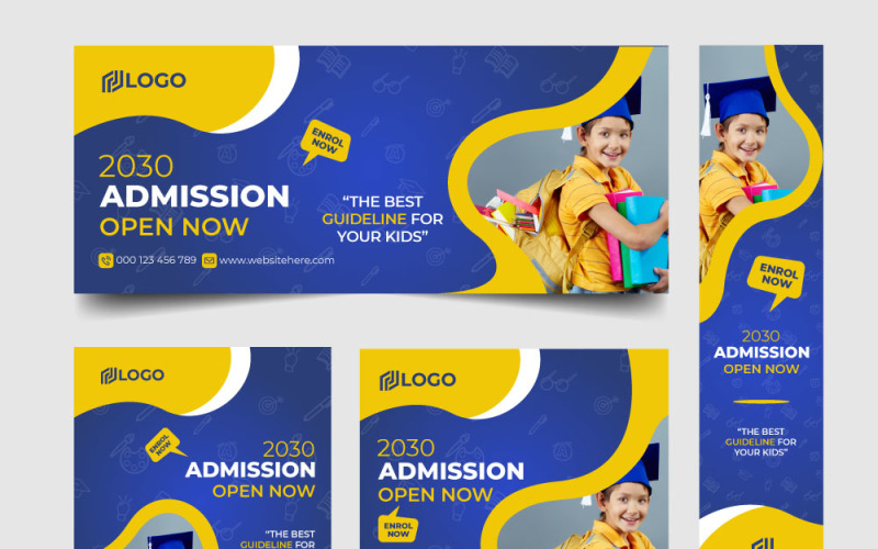 Web Banner Tasarım Seti Web Siteleri Reklam Tasarım Seti En Popüler Web Bannerları Sosyal Medya