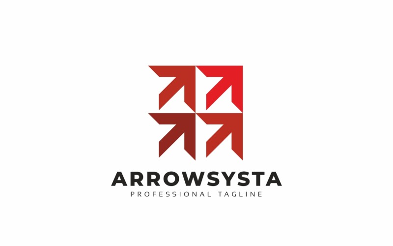 Arrows Systems Logo Template