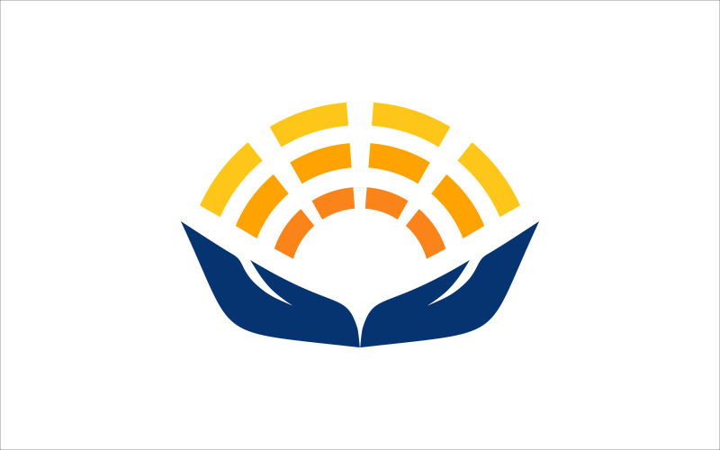 Solar tech vector template