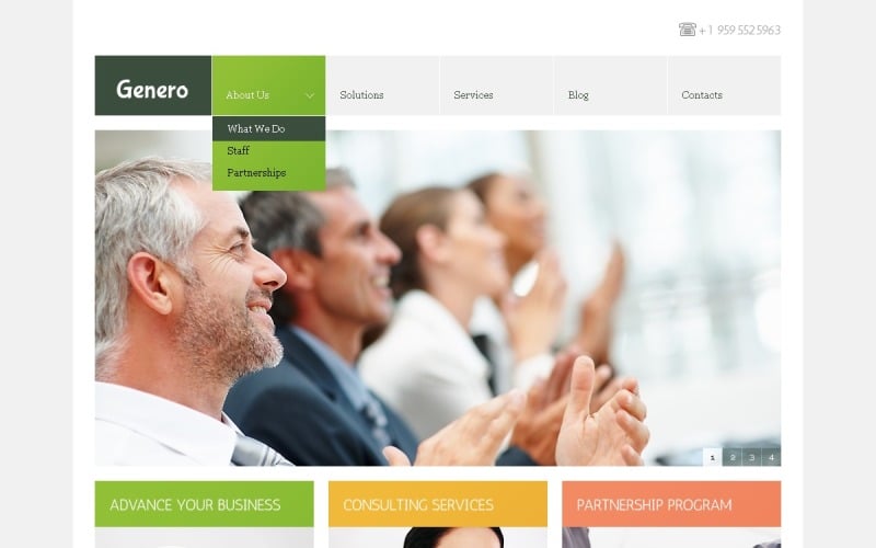 Free for Business & Services Organizations WordPress Theme