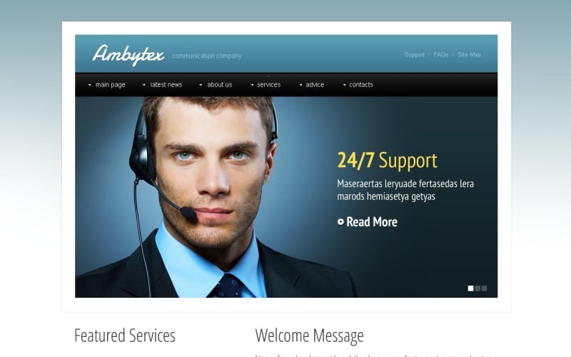 Gratuito Negócios e serviços WordPress Design