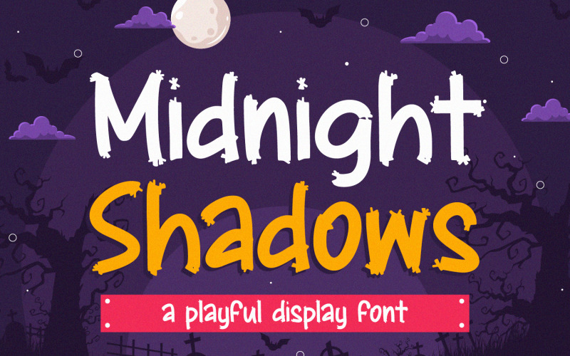 Midnight Shadows - Játékos betűtípus