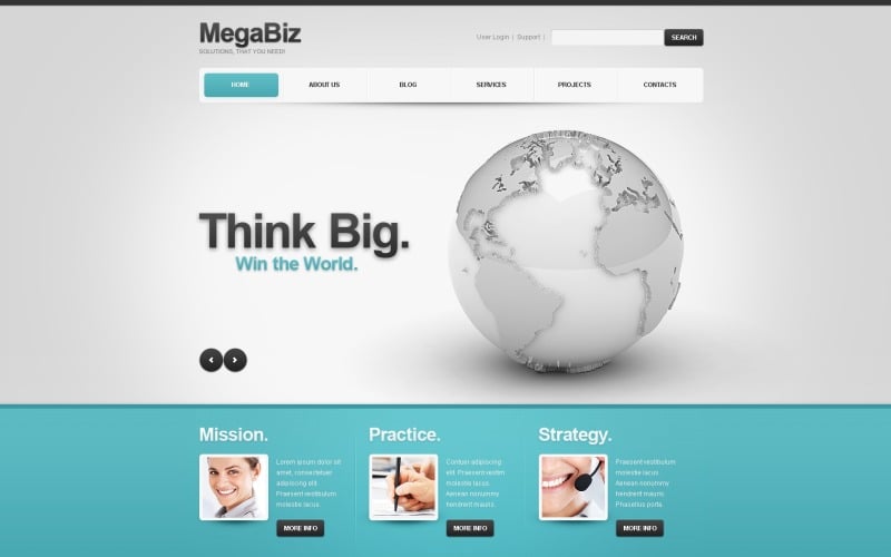 Tema WordPress gratuito que promove negócios e serviços