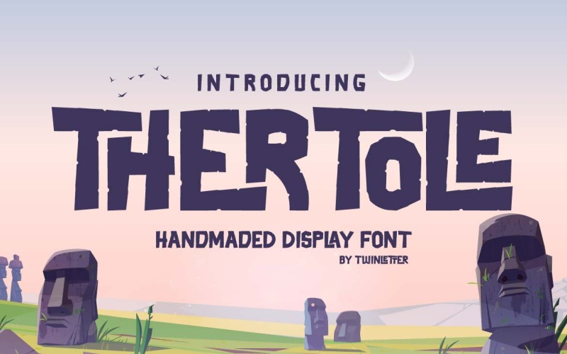 Thertole Unique Display-Schriftart