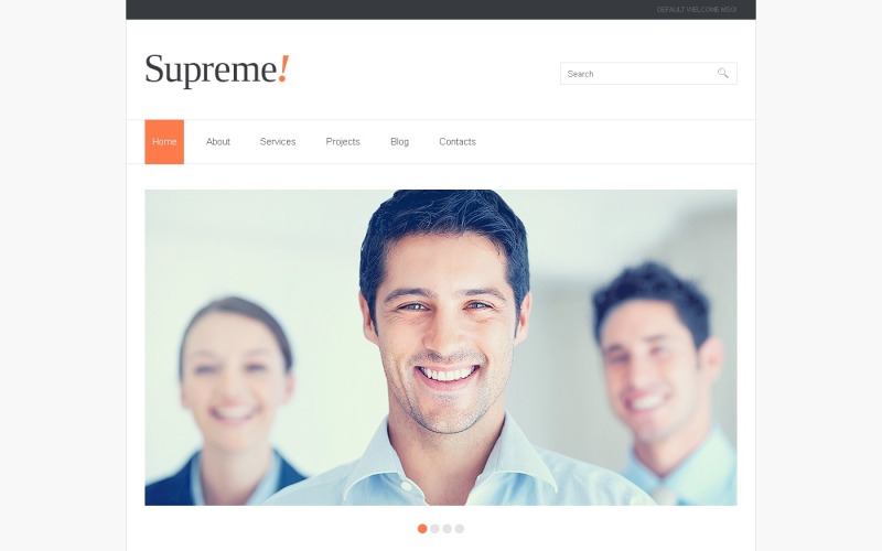 Безкоштовна тема та шаблон веб -сайту консультанта WordPress