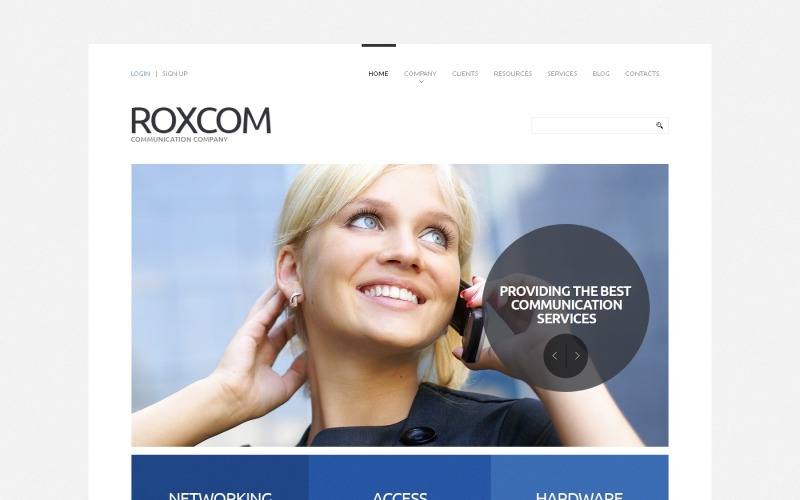 Darmowy motyw WordPress do komunikacji