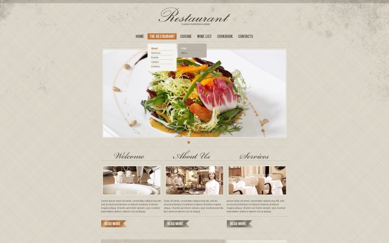 Darmowy motyw WordPress na temat kawiarni i restauracji