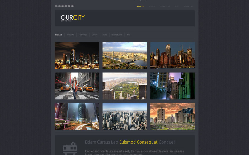 Darmowy motyw WordPress Responsive City Portal