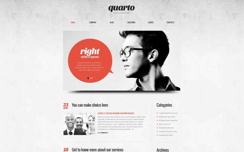 Plantilla de sitio web de negocios y servicios gratuita de WordPress