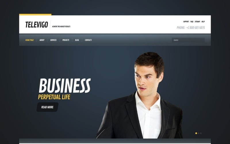 Thème WordPress gratuit Cherry Consulting