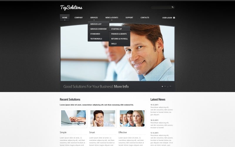Free Business Consulting Services WordPress Template