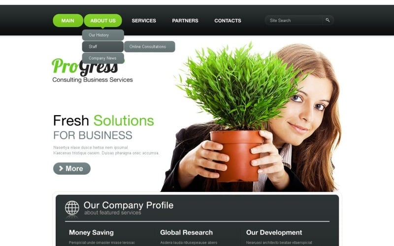 Free Consulting Company WordPress Website