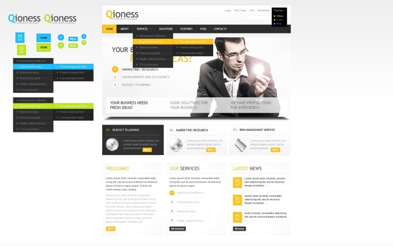 Free Consulting WordPress Website Template