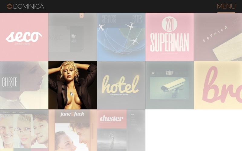 Gratis creatief webdesign WordPress-thema en websitesjabloon