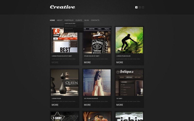 Ingyenes Office WordPress elrendezés és weboldal sablon