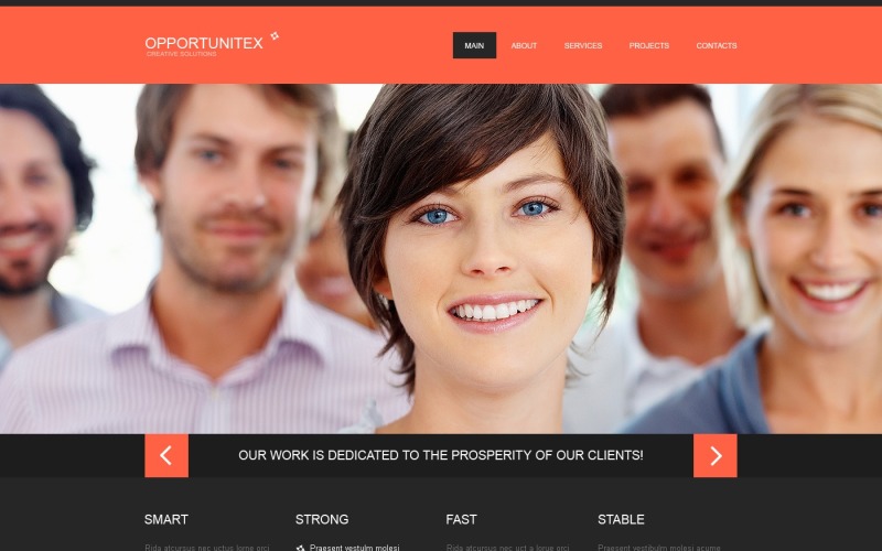 Kostenlose Consulting Business Services WordPress Theme & Website-Vorlage