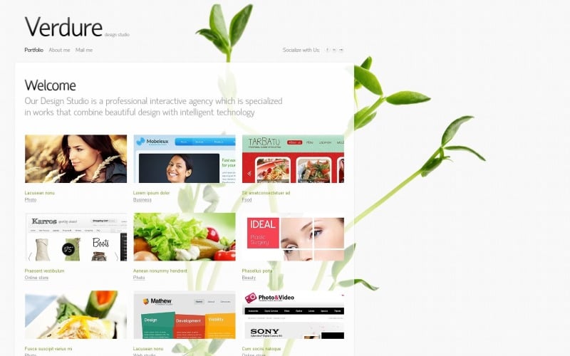 Kostenlose Design-Firmen-WordPress-Theme und Website-Vorlage