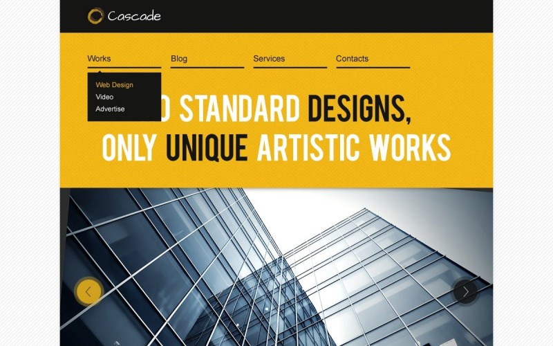 Plantilla gratuita para sitio web de WordPress de Fashion House