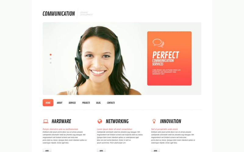 Thème WordPress et modèle de site Web de projet de développement gratuit