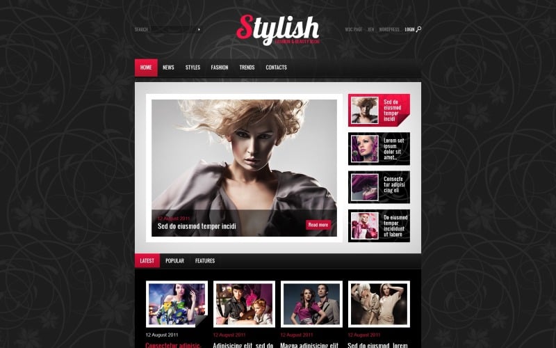 Darmowy motyw WordPress i szablon strony internetowej dla trybu