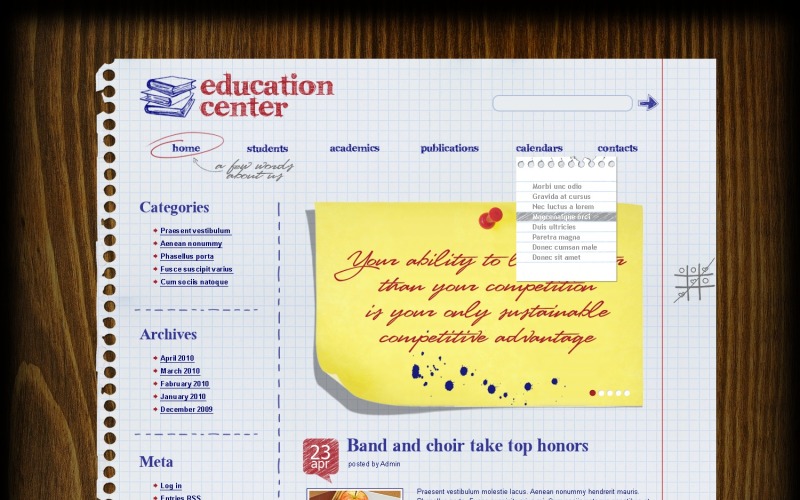 Darmowy motyw WordPress na temat edukacji i szablon strony internetowej