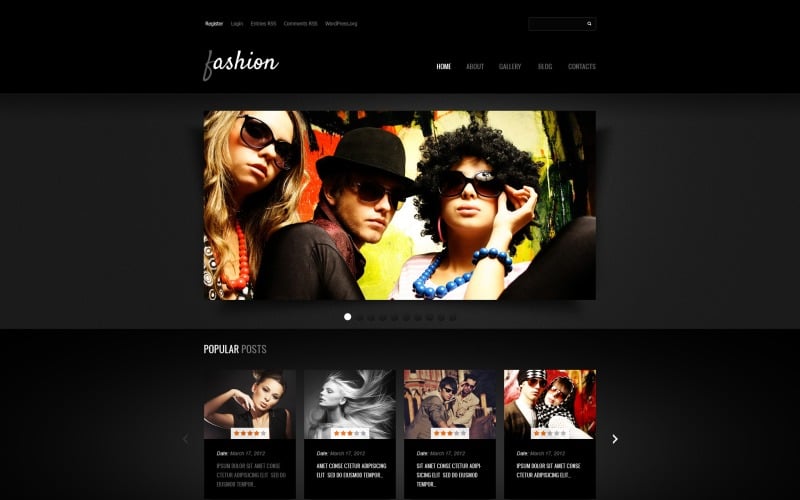 Free Fashion Responsive WordPress Theme & Website Template