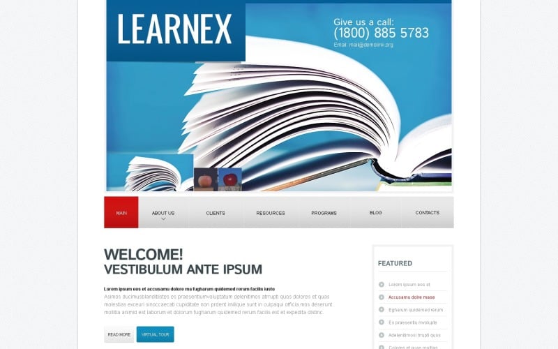 Free Schooling WordPress Theme & Website Template