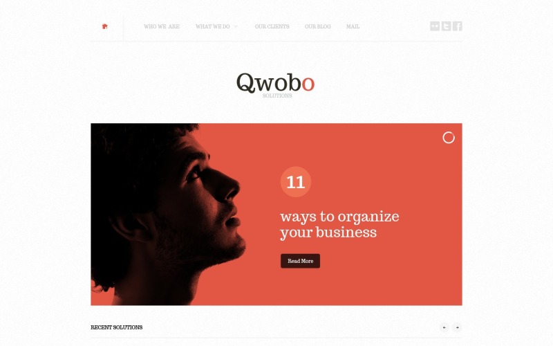 Gratis financieel adviseur Responsieve WordPress-thema- en websitesjabloon