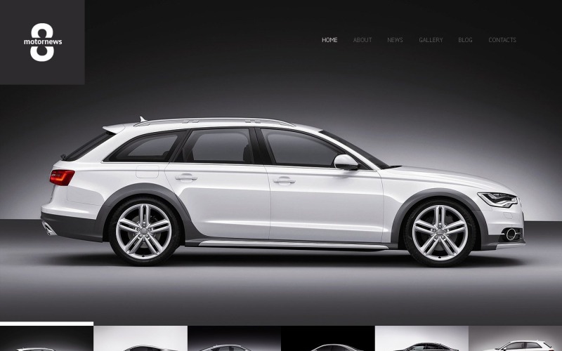 Kostenlose Elegant Car Club WordPress Theme & Website-Vorlage