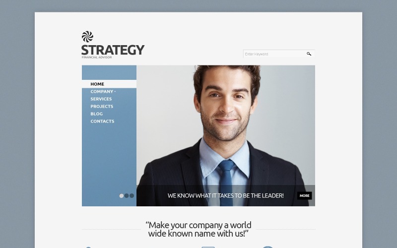 免费理财顾问 WordPress 主题和网站模板