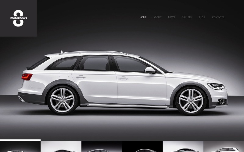 Tema grátis e modelo de site para WordPress Elegant Car Club